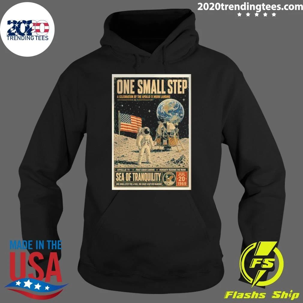 Apollo 11 Moon Landing One Small Step Wall Vintage NASA July 20, 1969 Shirt