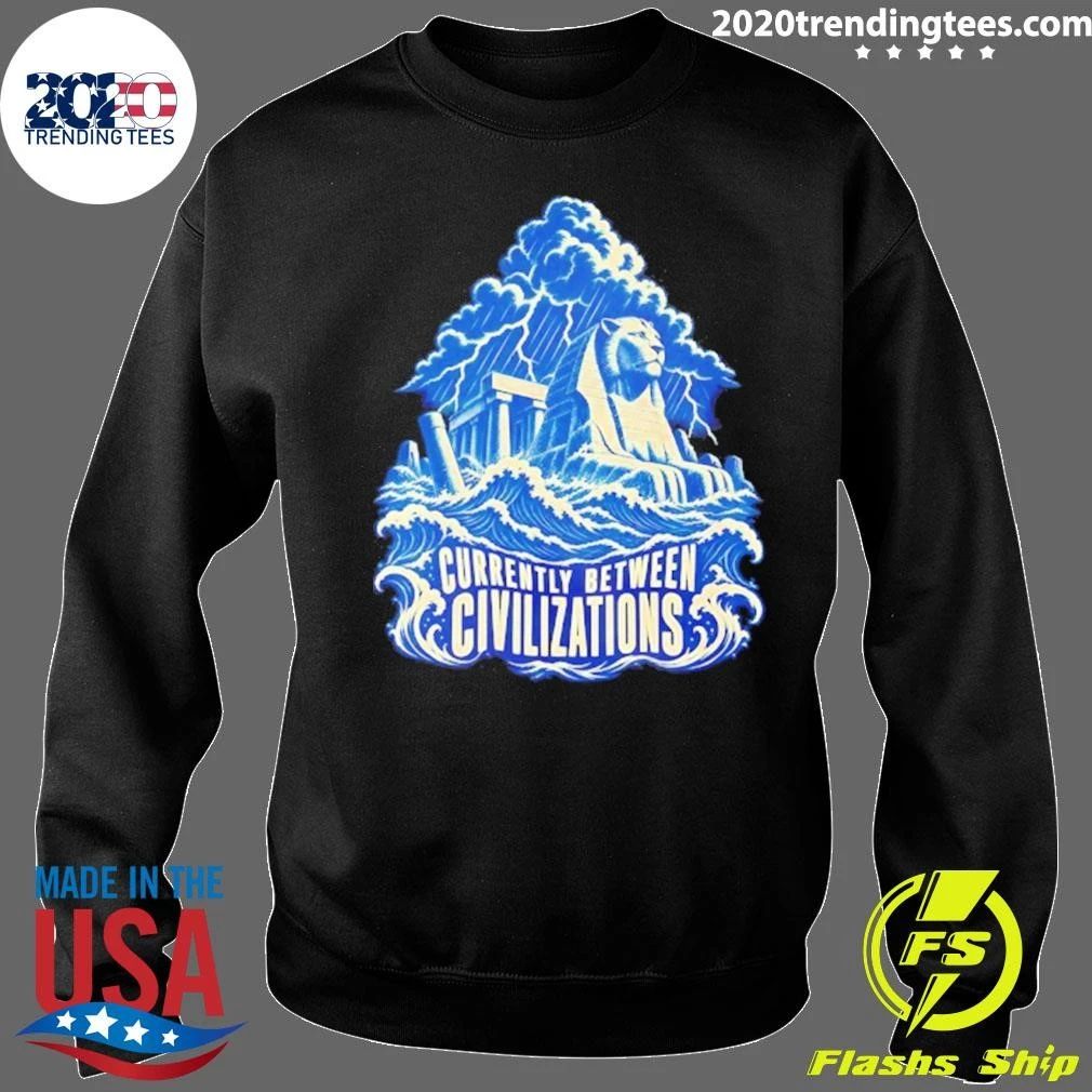 Currently Between Civilizations Sphinx Shirt