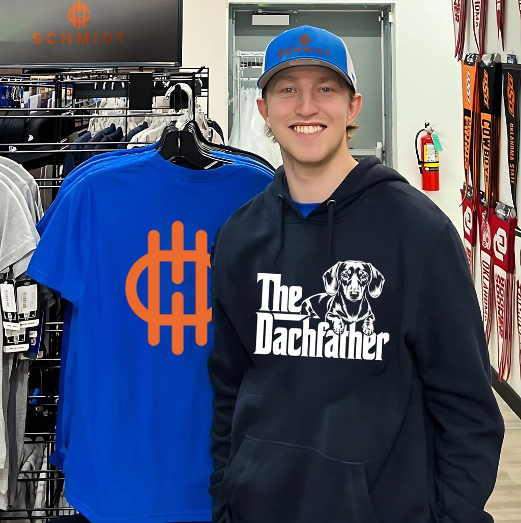 The Dachfather graphic dog vintage shirt Unisex