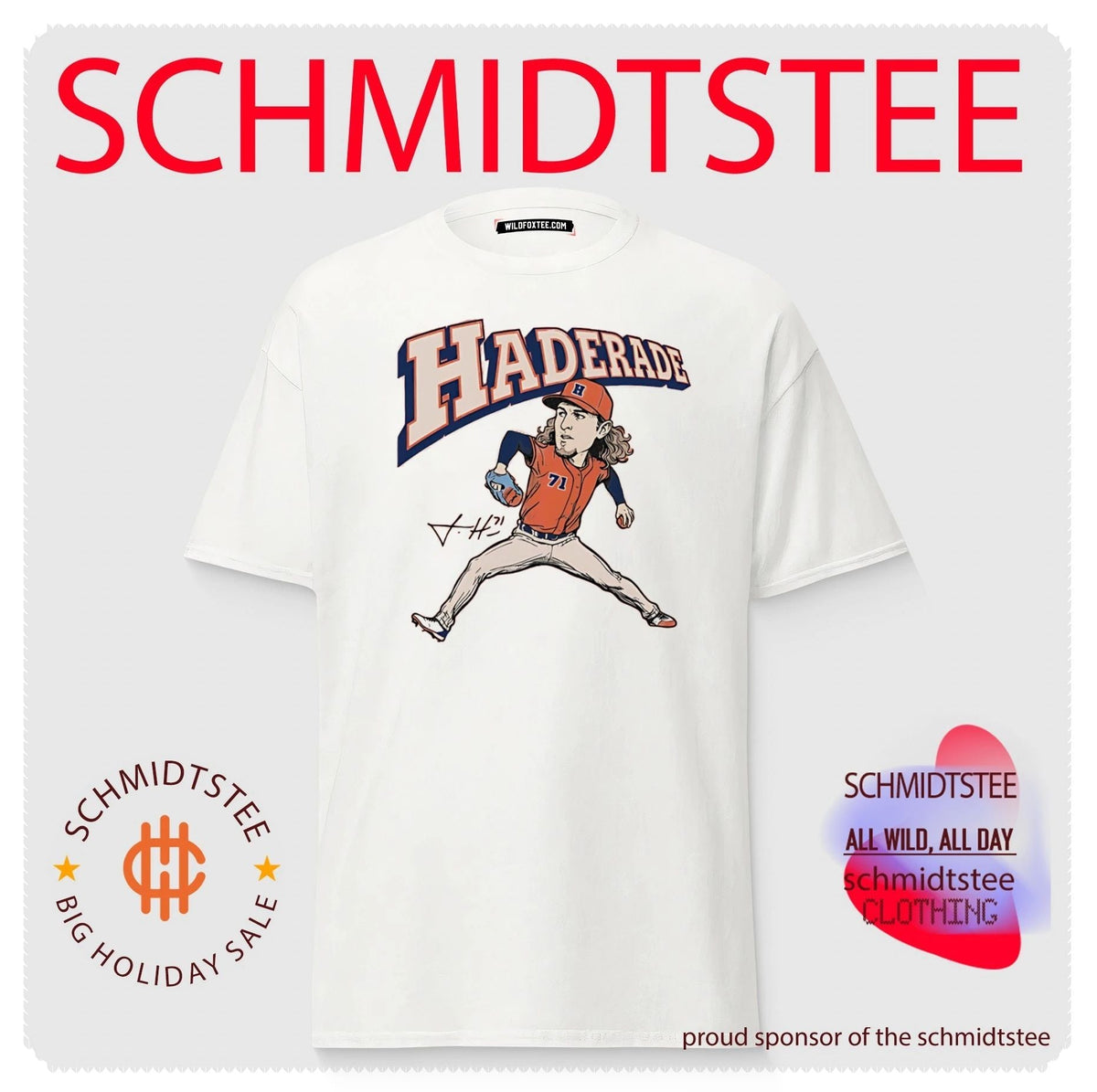 Houston Astros of Major League Baseball Josh Hader pitching pose shirt Unisex