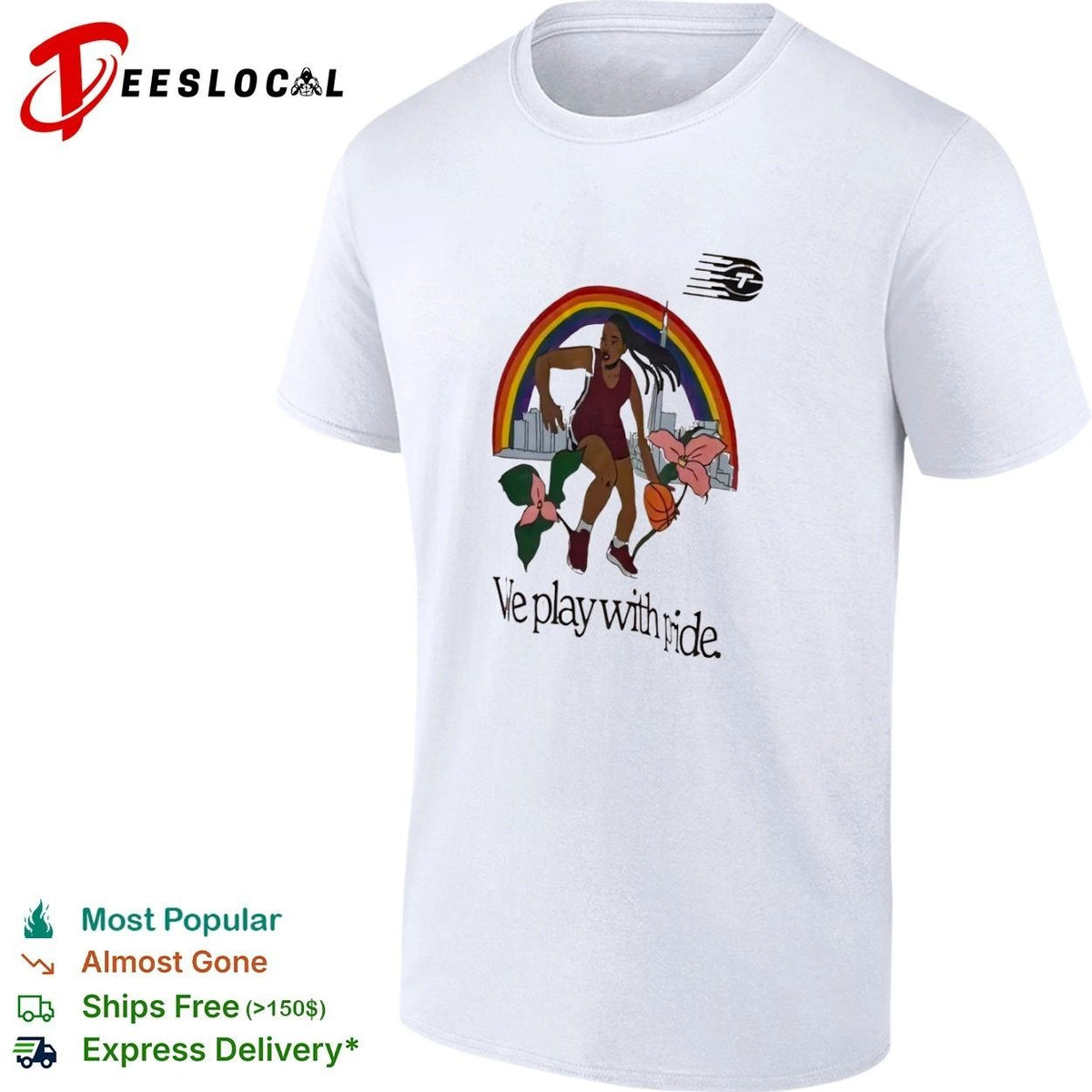 We Play With Pride Toronto Raptors Basketball Unisex