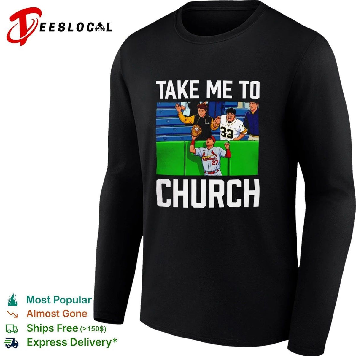 Take Me to Church St Louis Cardinals Baseball Unisex