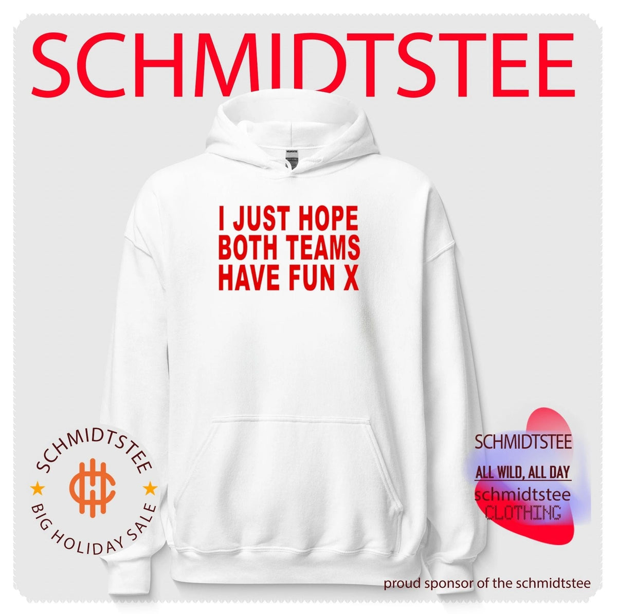 I Just Hope Both Teams Have Fun X sports humor shirt Unisex