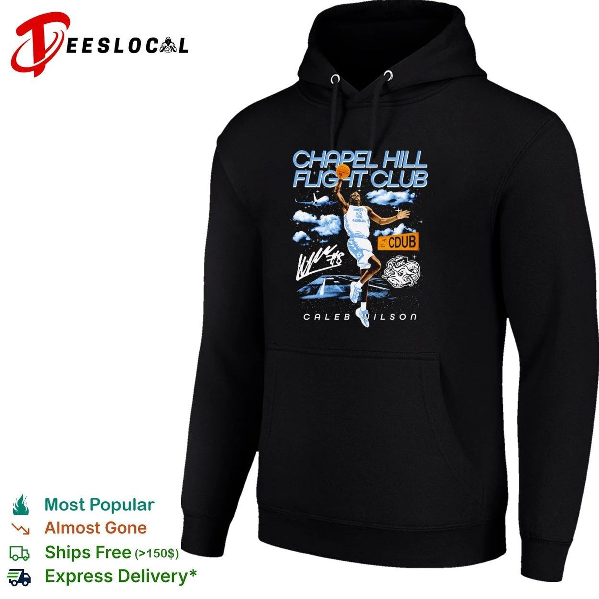 Caleb Wilson Chapel Hill Flight Club North Carolina Tar Heels Unisex
