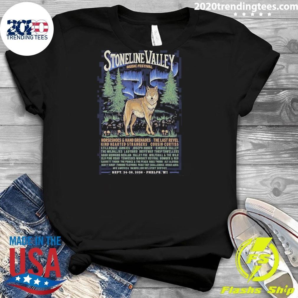 Stoneline Valley Music Festival Phelps WI September 24-26, 2026 Shirt