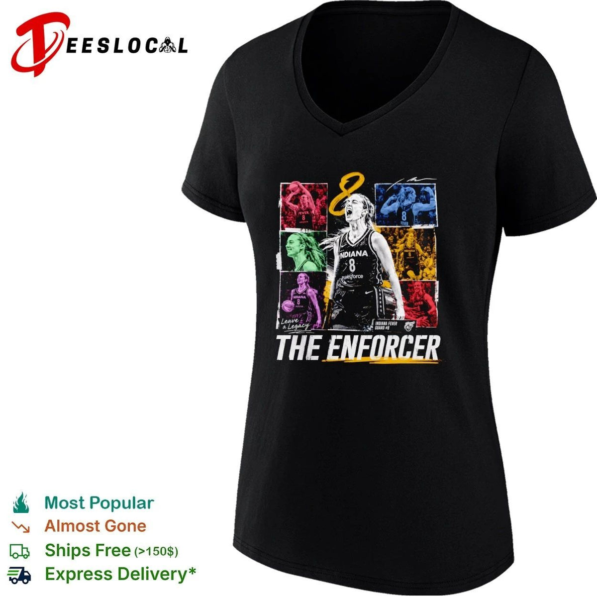 Sophie Cunningham Indiana Fever The Enforcer Leave a Legacy Unisex
