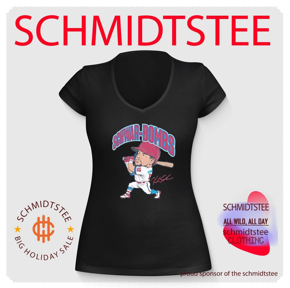 Philadelphia Phillies Major League Baseball Kyle Schwarber schwar-bombs shirt Unisex