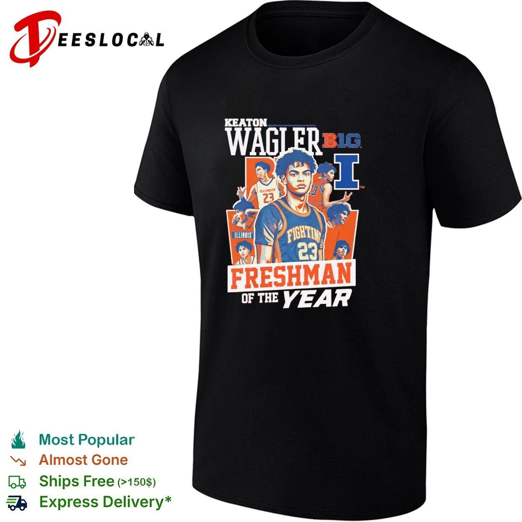 Keaton Wagler Illinois Fighting Illini Freshman of the Year Unisex