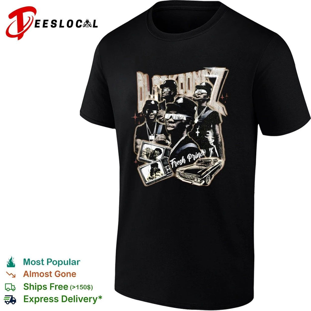 Black Bonez Fresh Prince hip hop rap streetwear Unisex