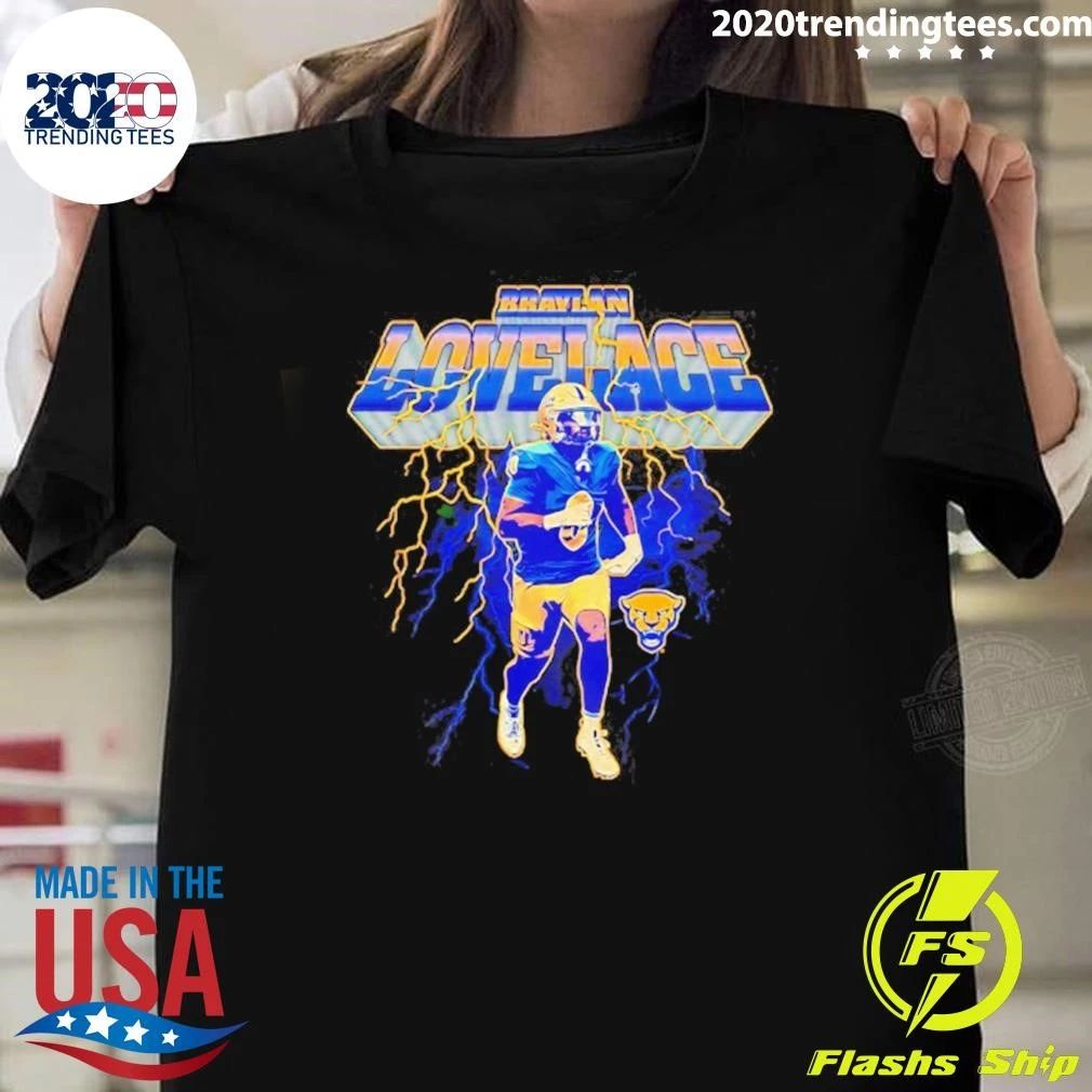 Braylan Lovelace Pittsburgh Panthers Ncaa Football Lightning Shirt