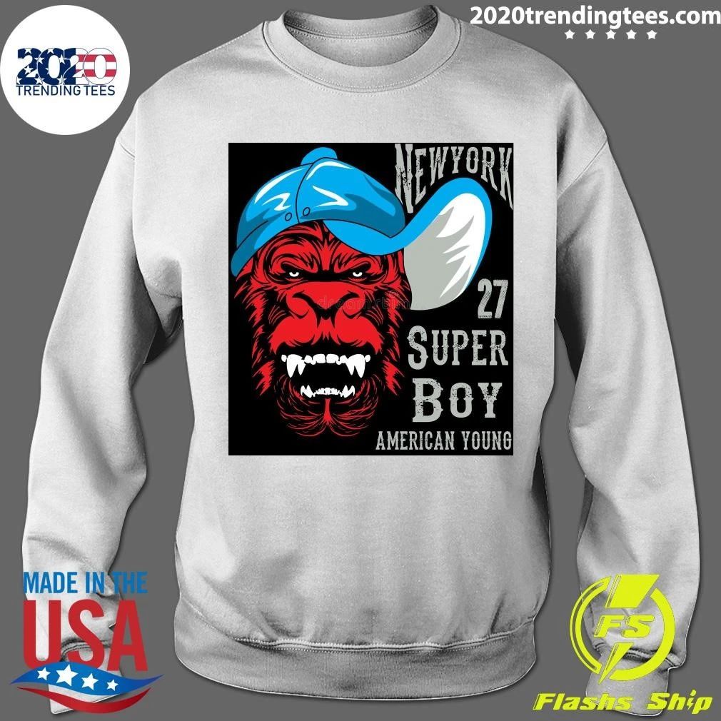 Monkey New York 27 Superboy American Young Shirt