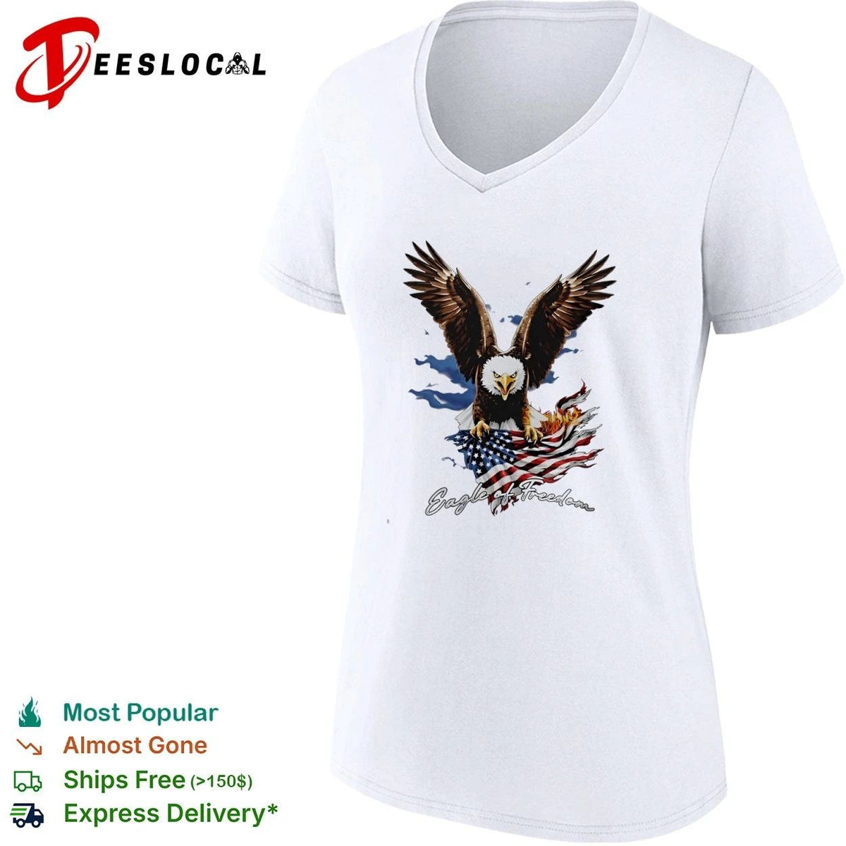 Eagle of Freedom American Flag patriotic Unisex