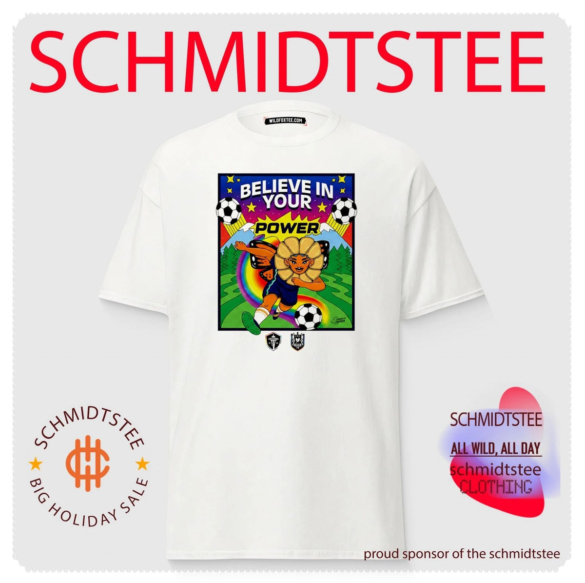 Pride Believe In Your Power Soccer shirt Unisex