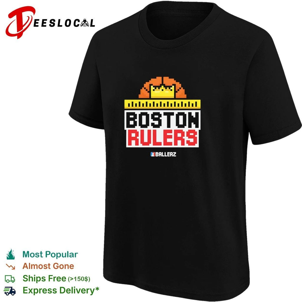 Boston Rulers Ballerz basketball pixel art Unisex