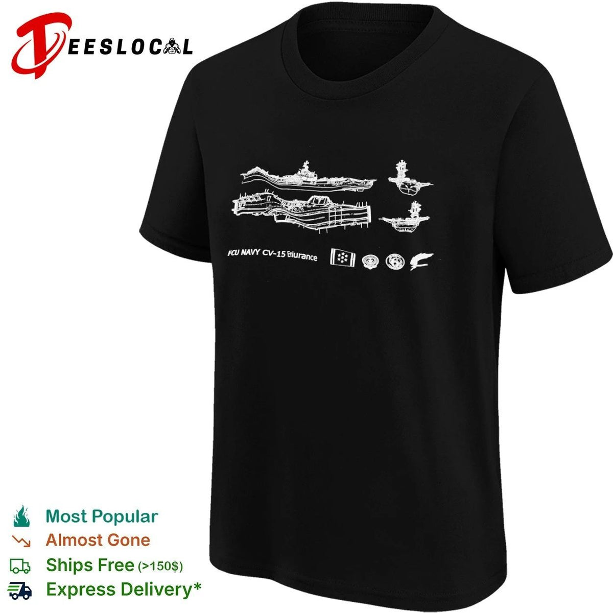 FCU Navy CV-15 Endurance aircraft carrier Unisex