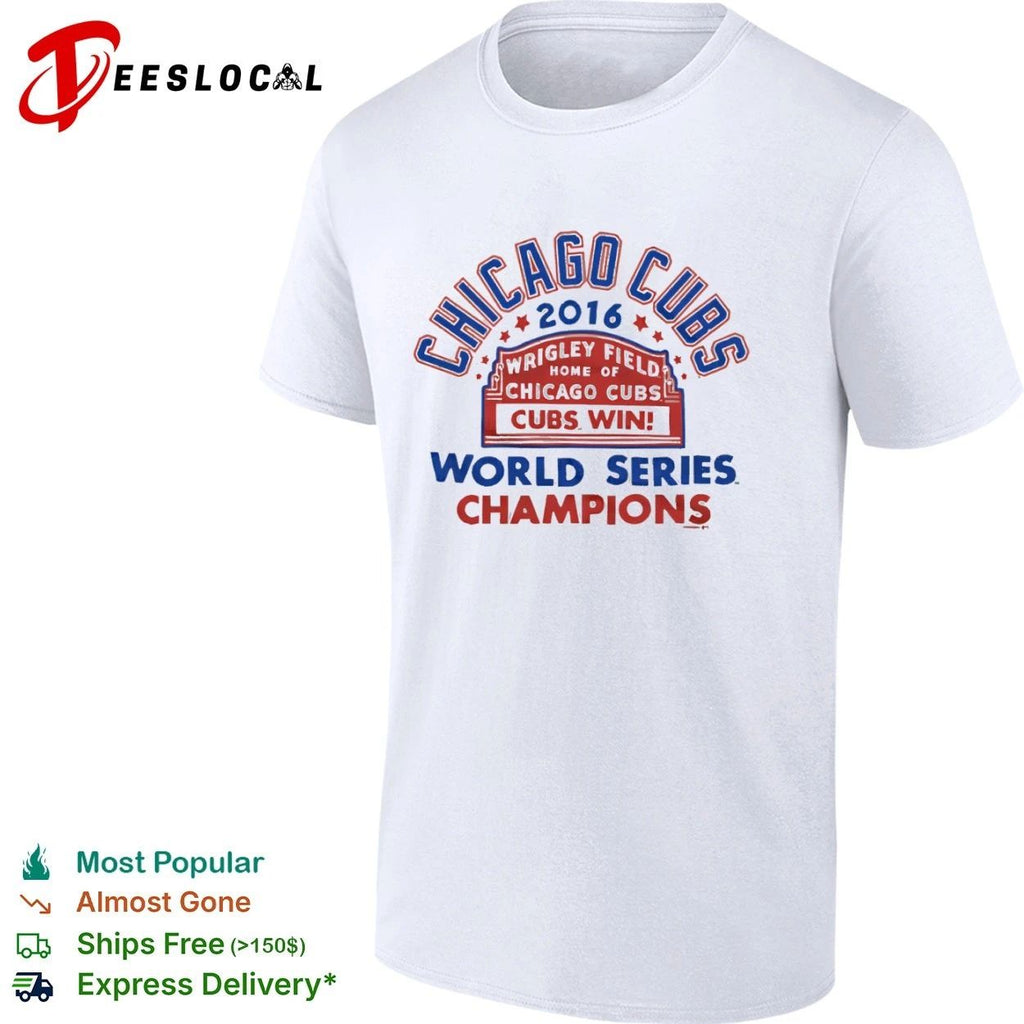 Chicago Cubs 2016 Wrigley Field Home of Chicago Cubs Cubs Win World Series Champions