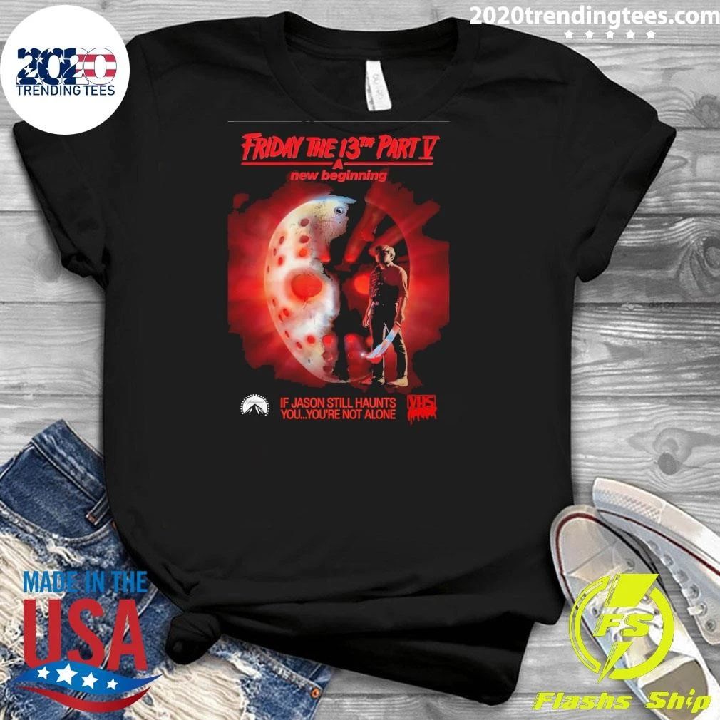 Jason Voorhees Friday The 13th Part 5 Poster Video library poster replica 80s Horror Shirt