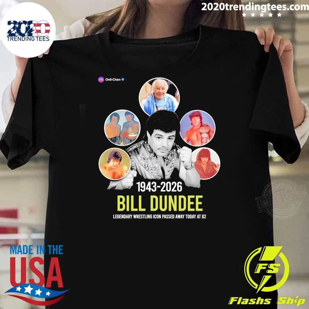 Bill Dundee 1943-2026 Legendary Wrestling Icon Passed Away At 82 Shirt