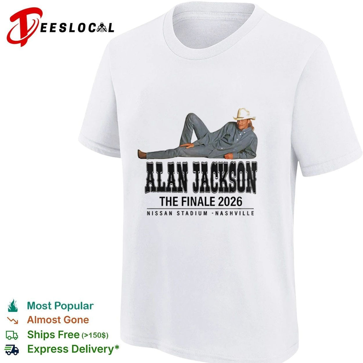 Alan Jackson The Finale 2026 Nissan Stadium Nashville Unisex