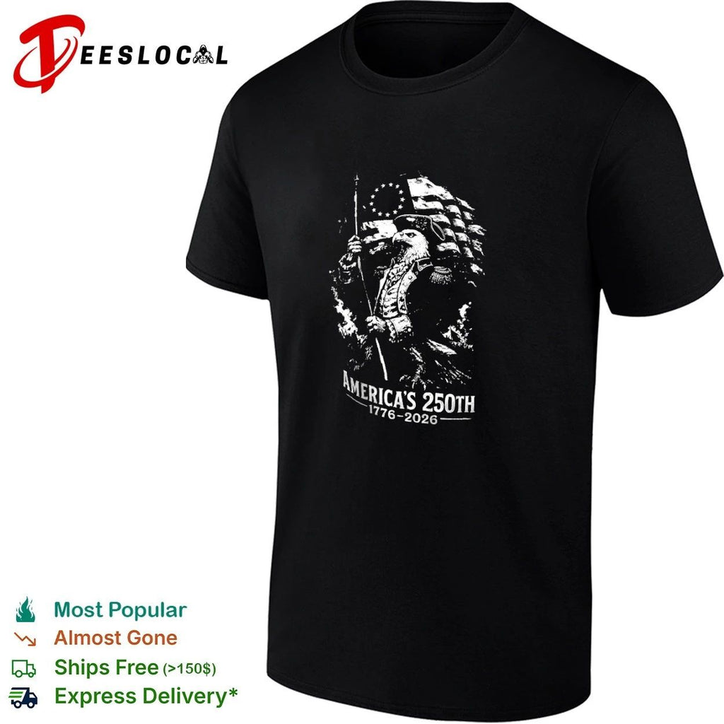 America’s 250th 1776-2026 Patriotic Eagle Flag Unisex