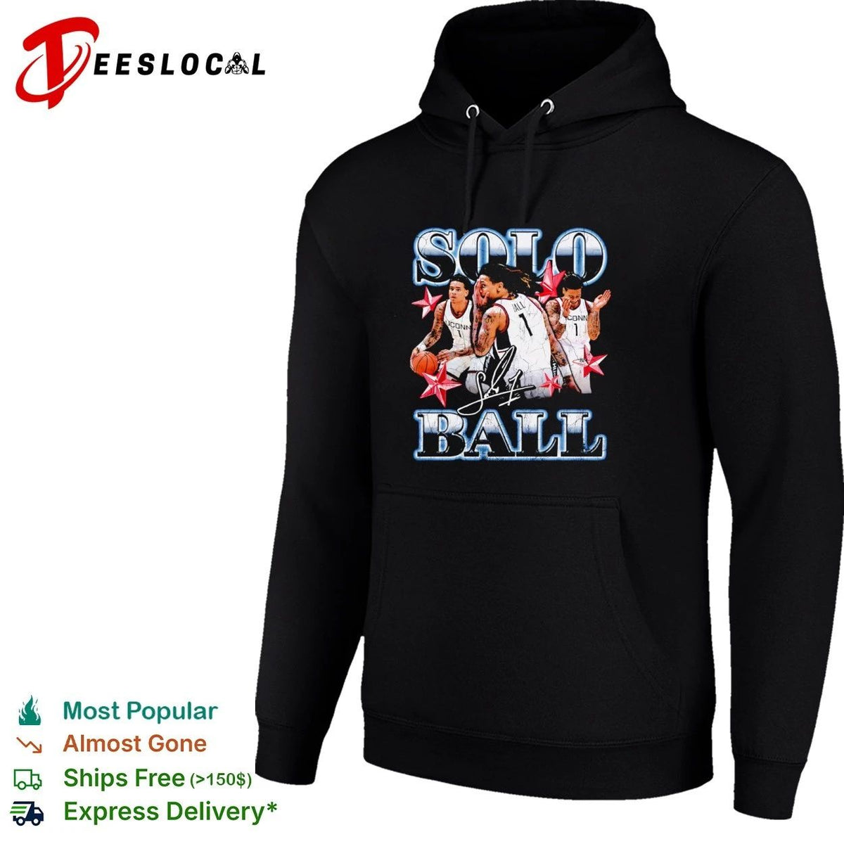 Solo Ball UConn Huskies Basketball NCAA Unisex