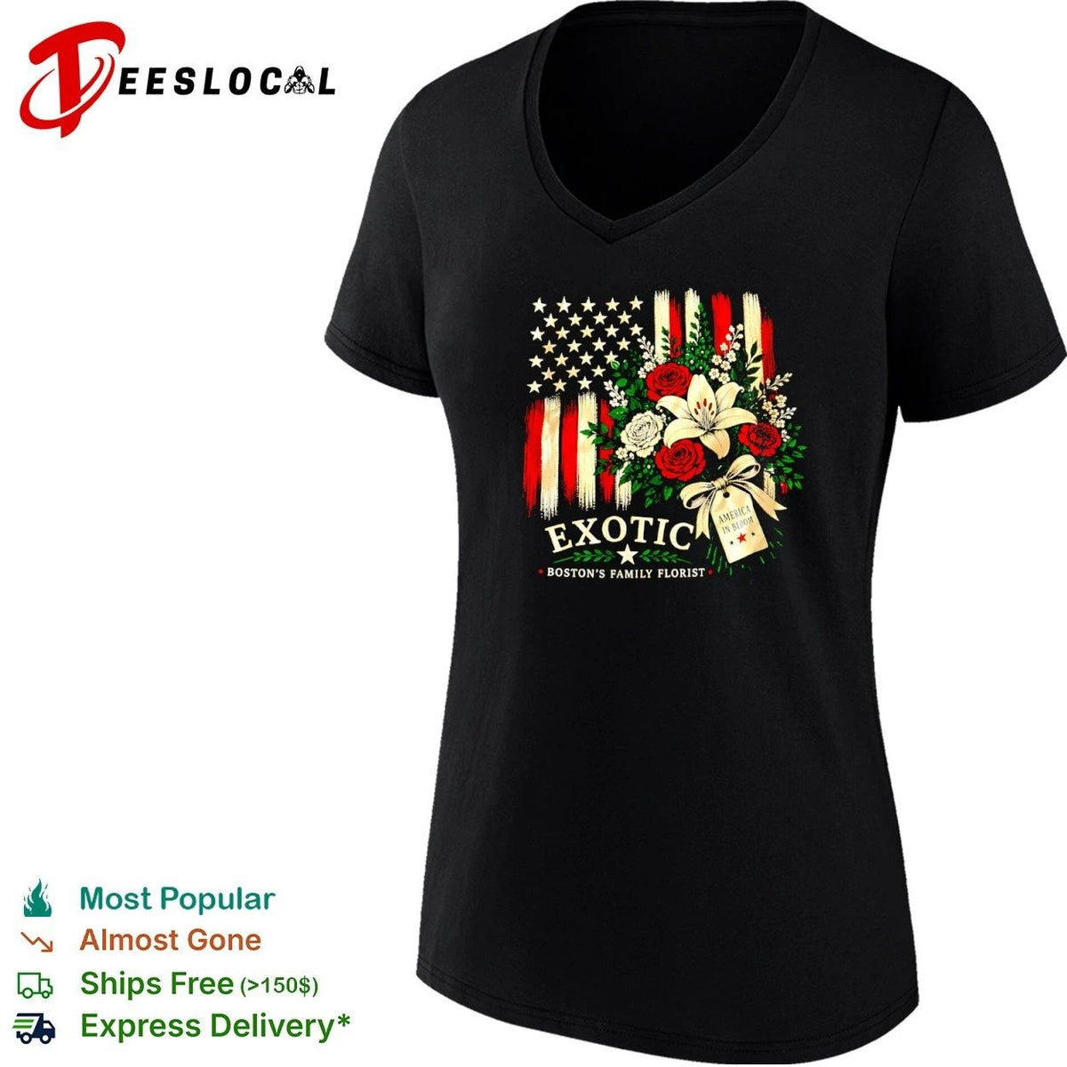 Exotic Boston’s Family Florist America in Bloom Unisex