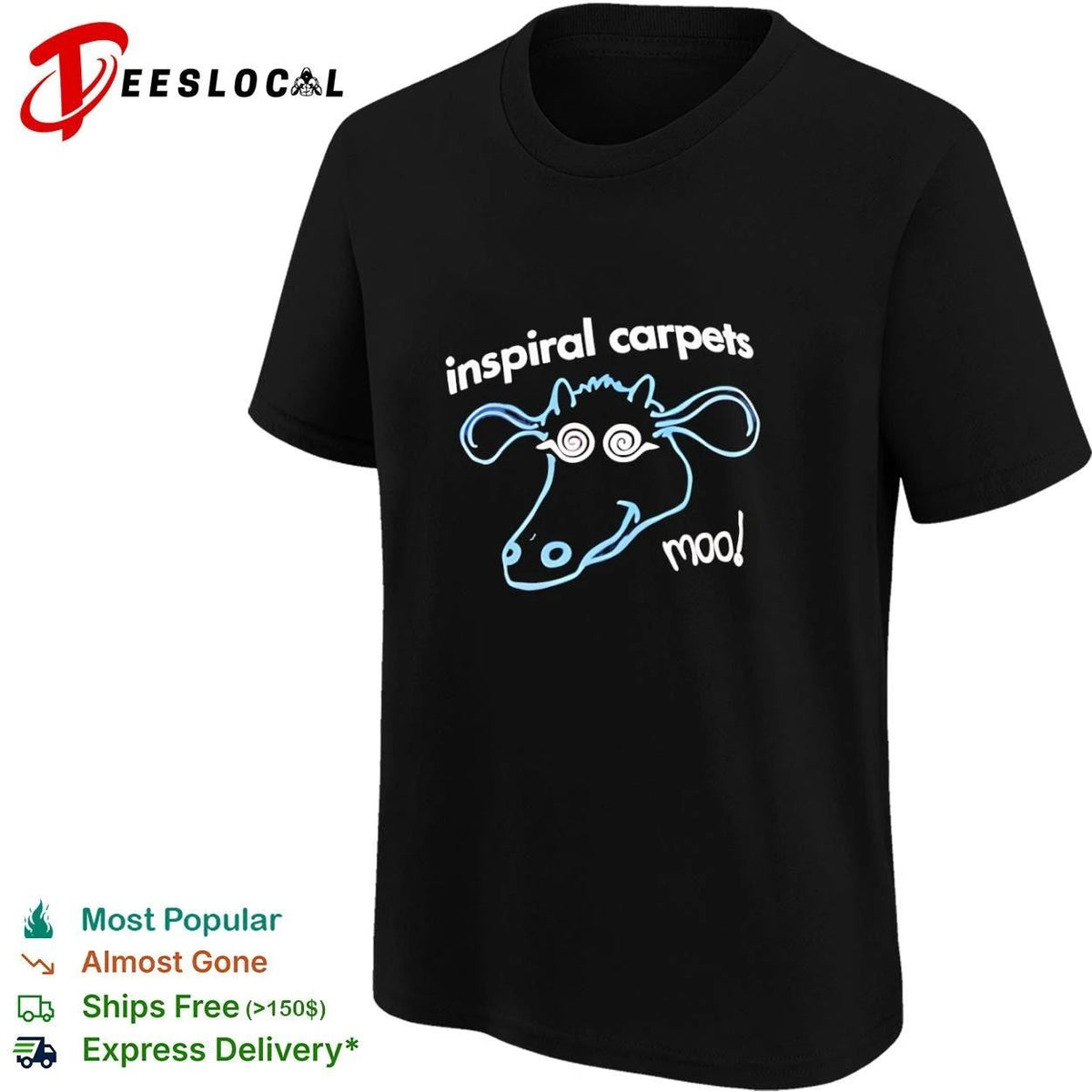 Inspiral Carpets Moo Madchester Indie Rock Unisex
