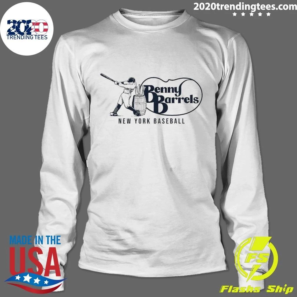 New York Baseball Ben Rice Benny Barrels Shirt