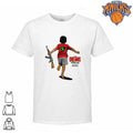 Barefoot Kid Holding AK 47 Dreams Come True Graphic Print Streetwear Tee Shirt Unisex