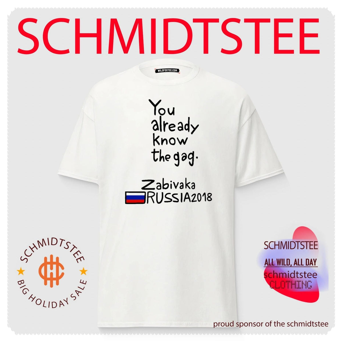 You Already Know the Gag Zabivaka Russia 2018 World Cup Mascot shirt Unisex