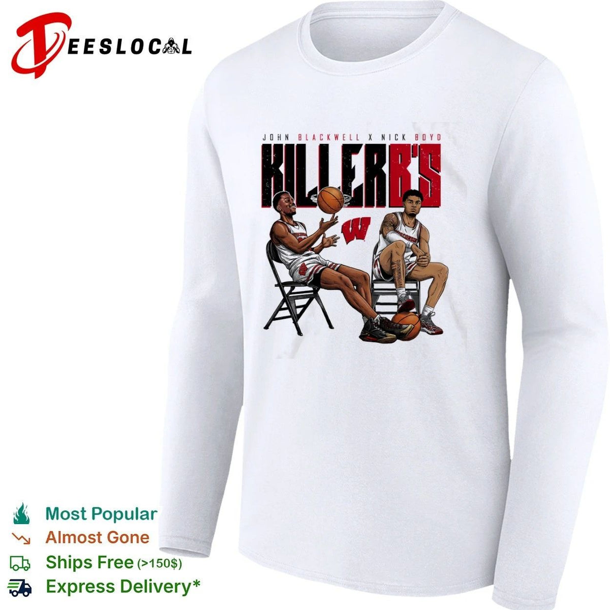 John Blackwell X Nick Boyd Killer B’s Wisconsin Badgers Unisex