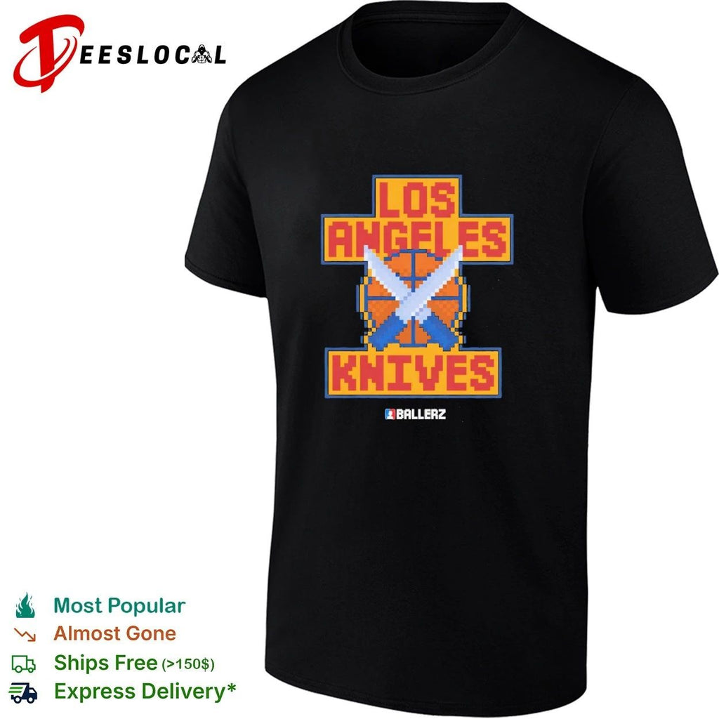 Los Angeles Knives Basketball Pixel Art Unisex