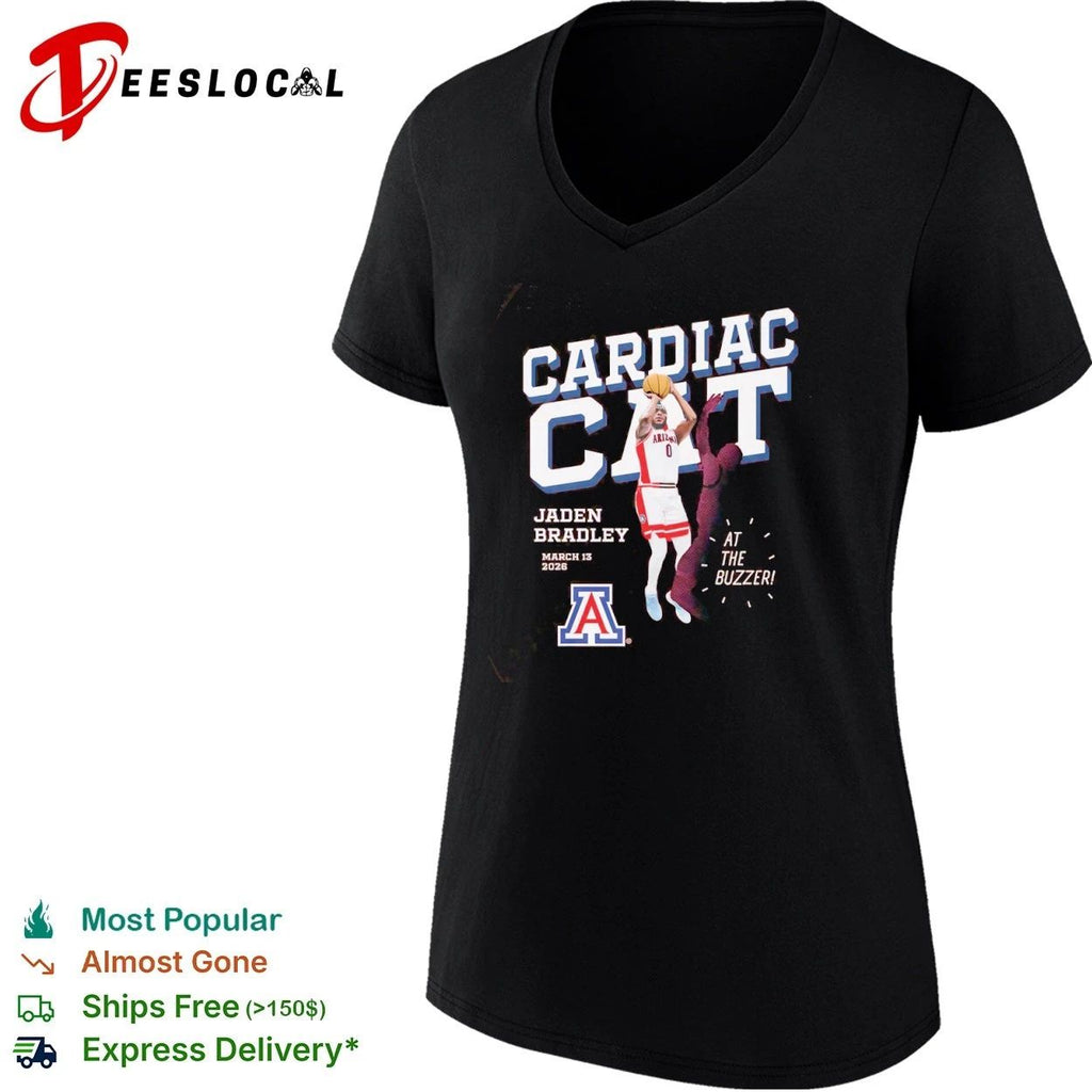 Jaden Bradley Arizona Wildcats Cardiac Cat at the Buzzer March 13 2026 Unisex