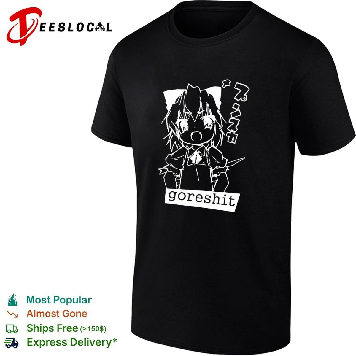Goreshit Anime Girl breakcore electronic Unisex
