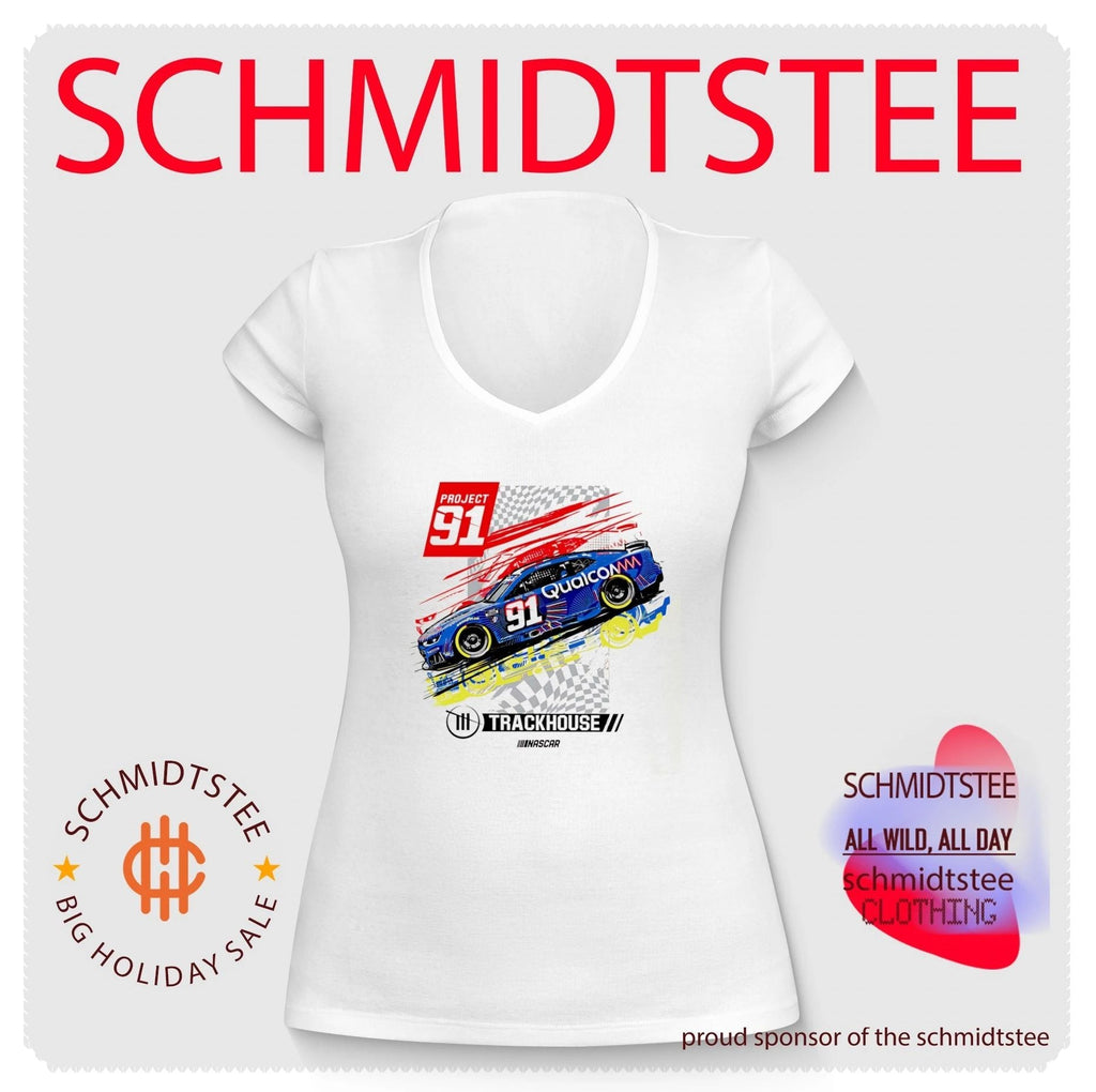 Kevin Magnussen Project 91 Trackhouse Racing Qualcomm NASCAR shirt Unisex