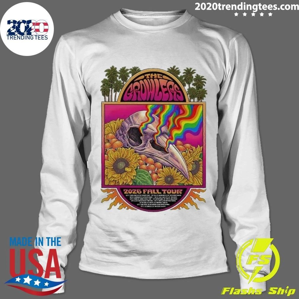 The Growlers 2026 Fall Tour Schedule List From September 17 In Santa Cruz To October 3 In Los Angeles Shirt
