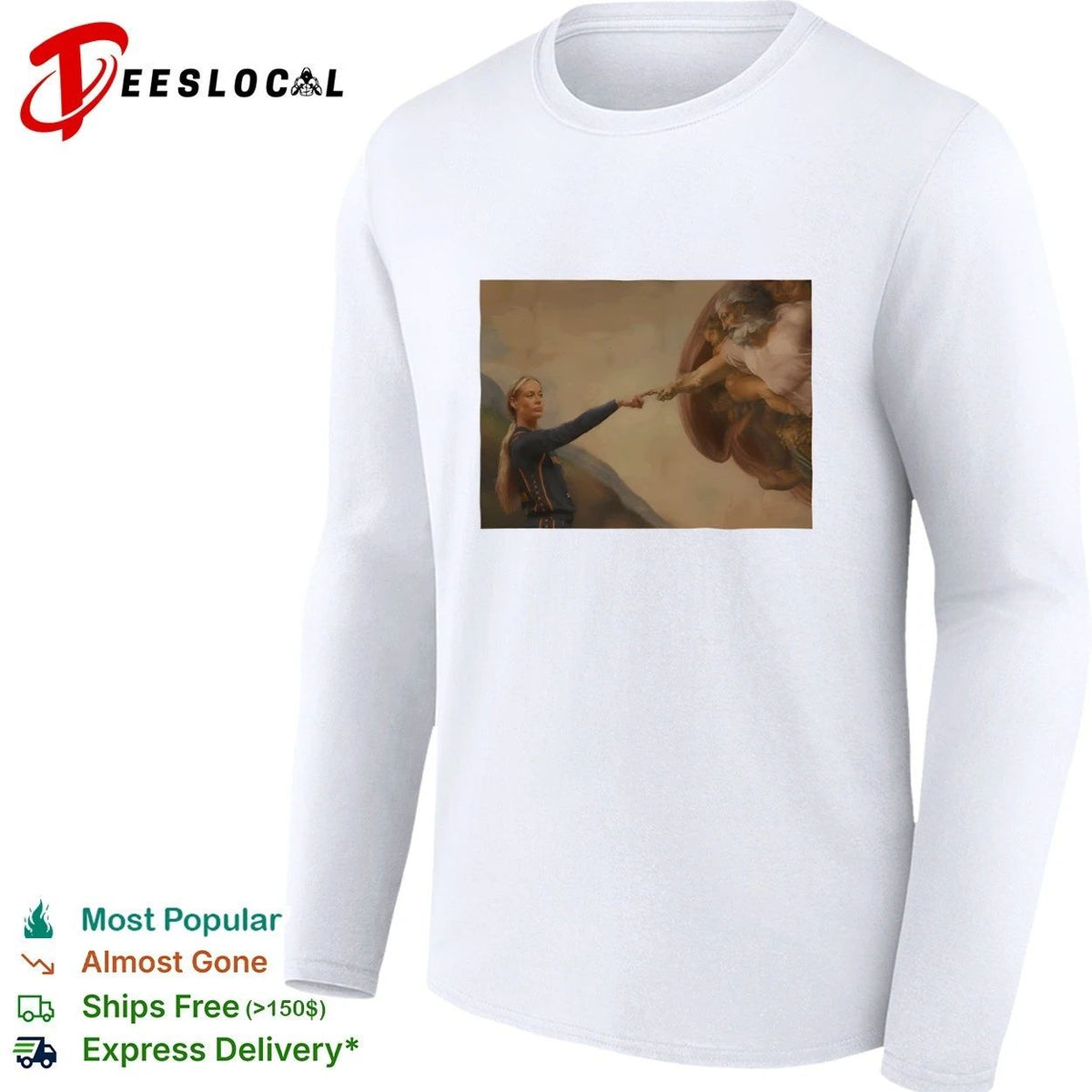 Caitlin Clark The Creation of Adam Indiana Fever Unisex
