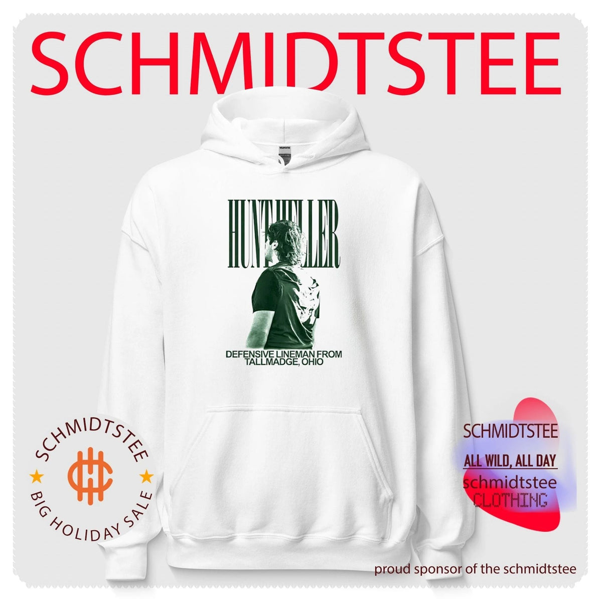 Nate Hunt Heller Defensive Lineman from Tallmadge Ohio shirt Unisex