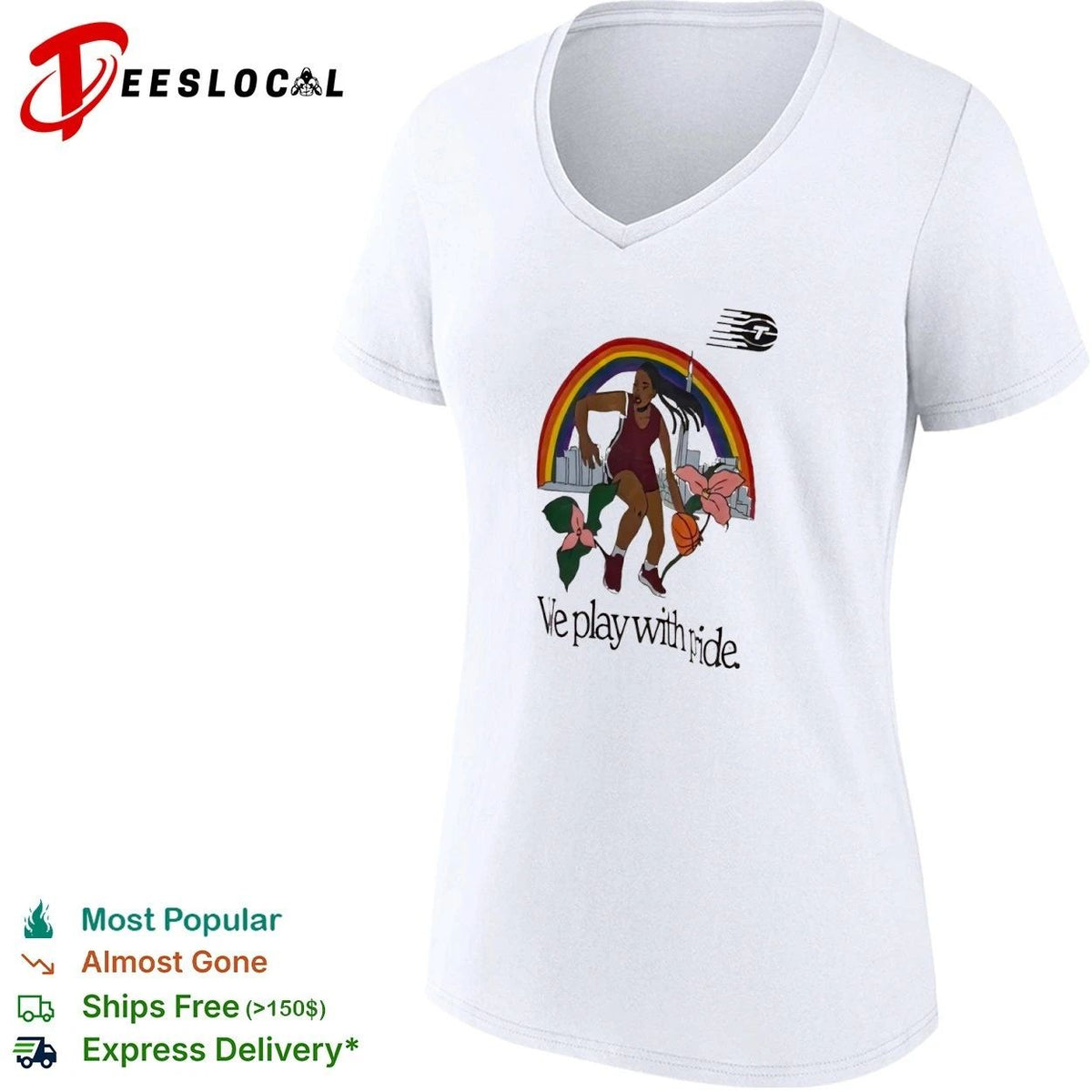We Play With Pride Toronto Raptors Basketball Unisex