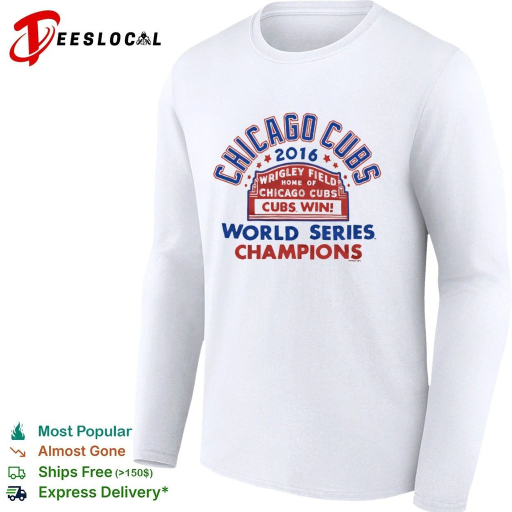 Chicago Cubs 2016 Wrigley Field Home of Chicago Cubs Cubs Win World Series Champions