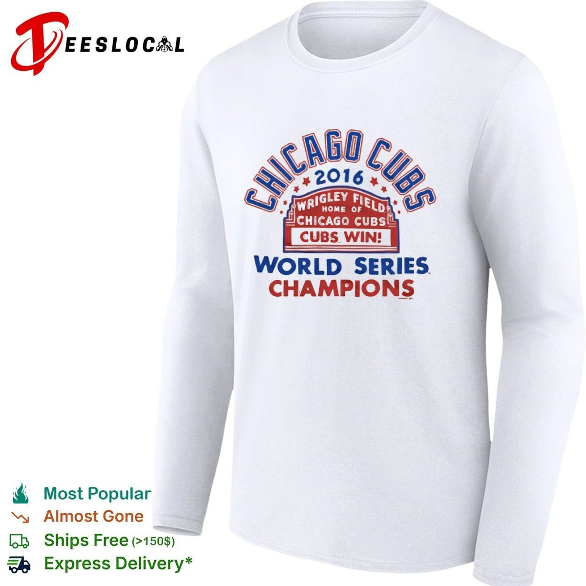Chicago Cubs 2016 Wrigley Field Home of Chicago Cubs Cubs Win World Series Champions
