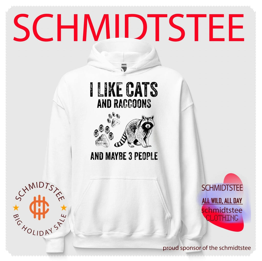 I like cats and raccoons and maybe 3 people vintage shirt Unisex