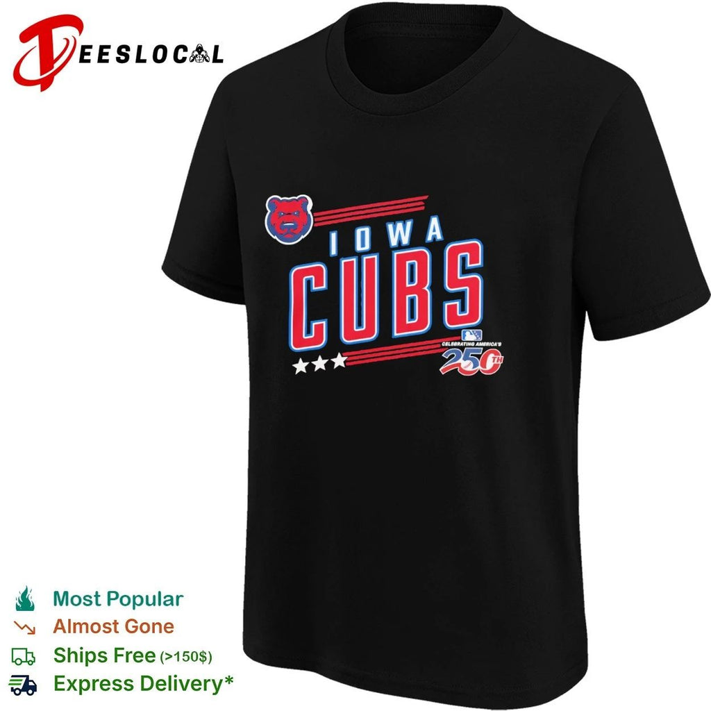 Iowa Cubs Celebrating America 250th Anniversary Unisex