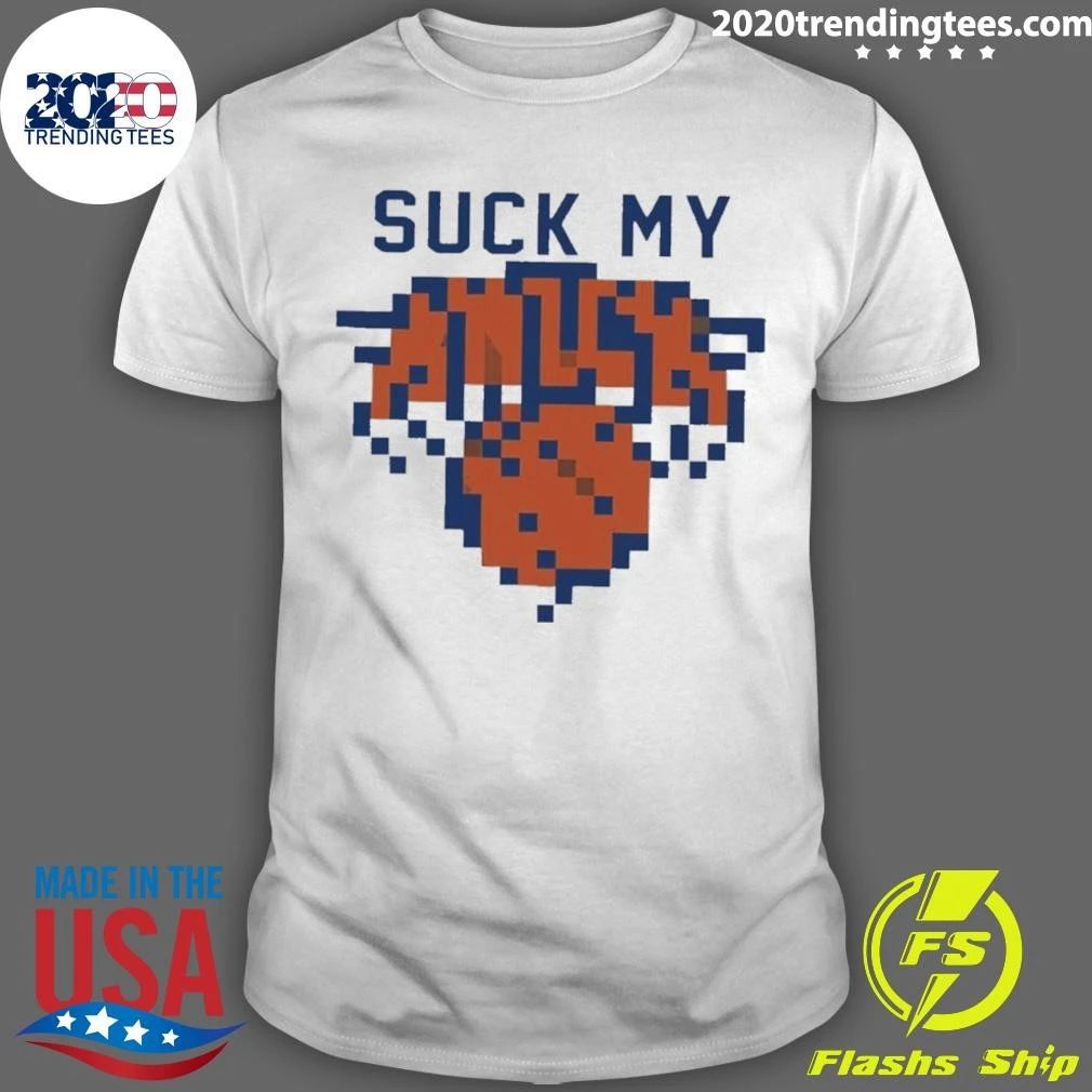 Suck My New York Knick Pixel Shirt