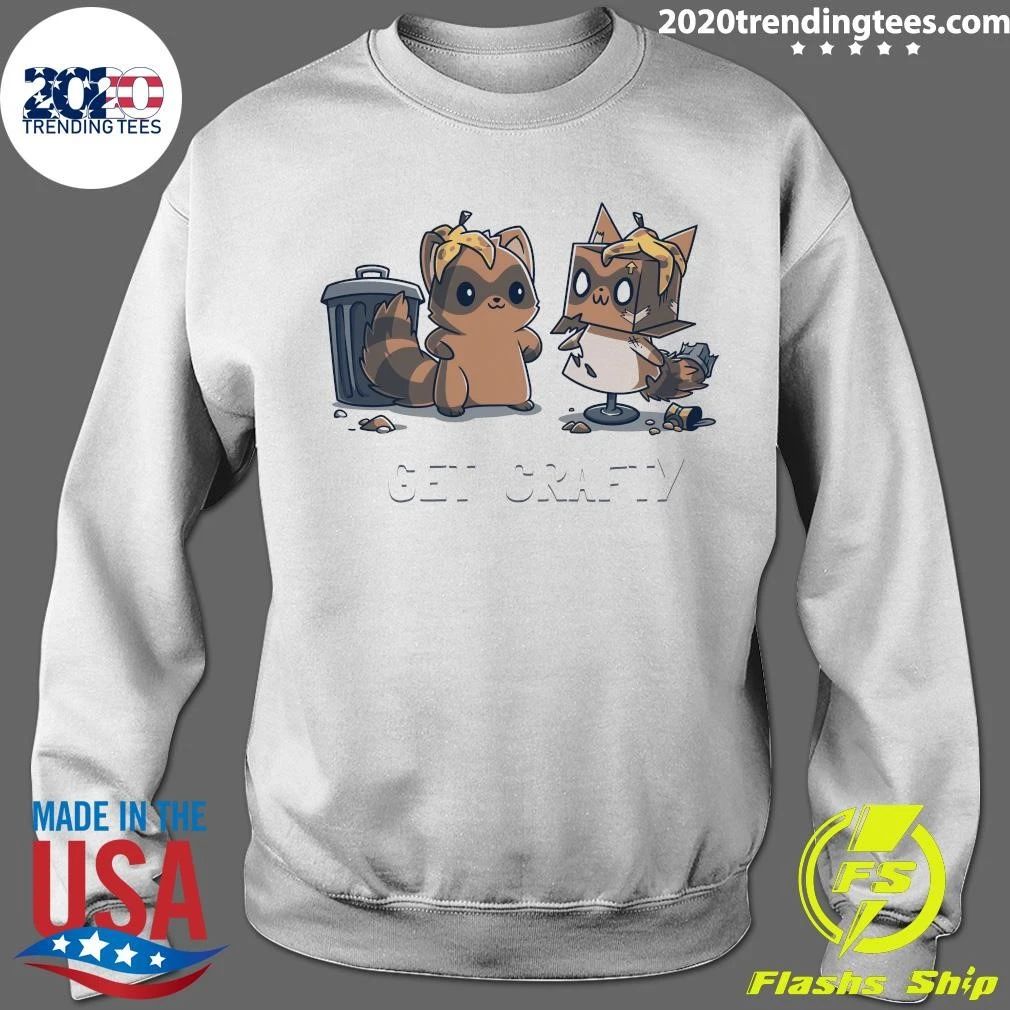 Get Crafty Raccoon Tee Shirt