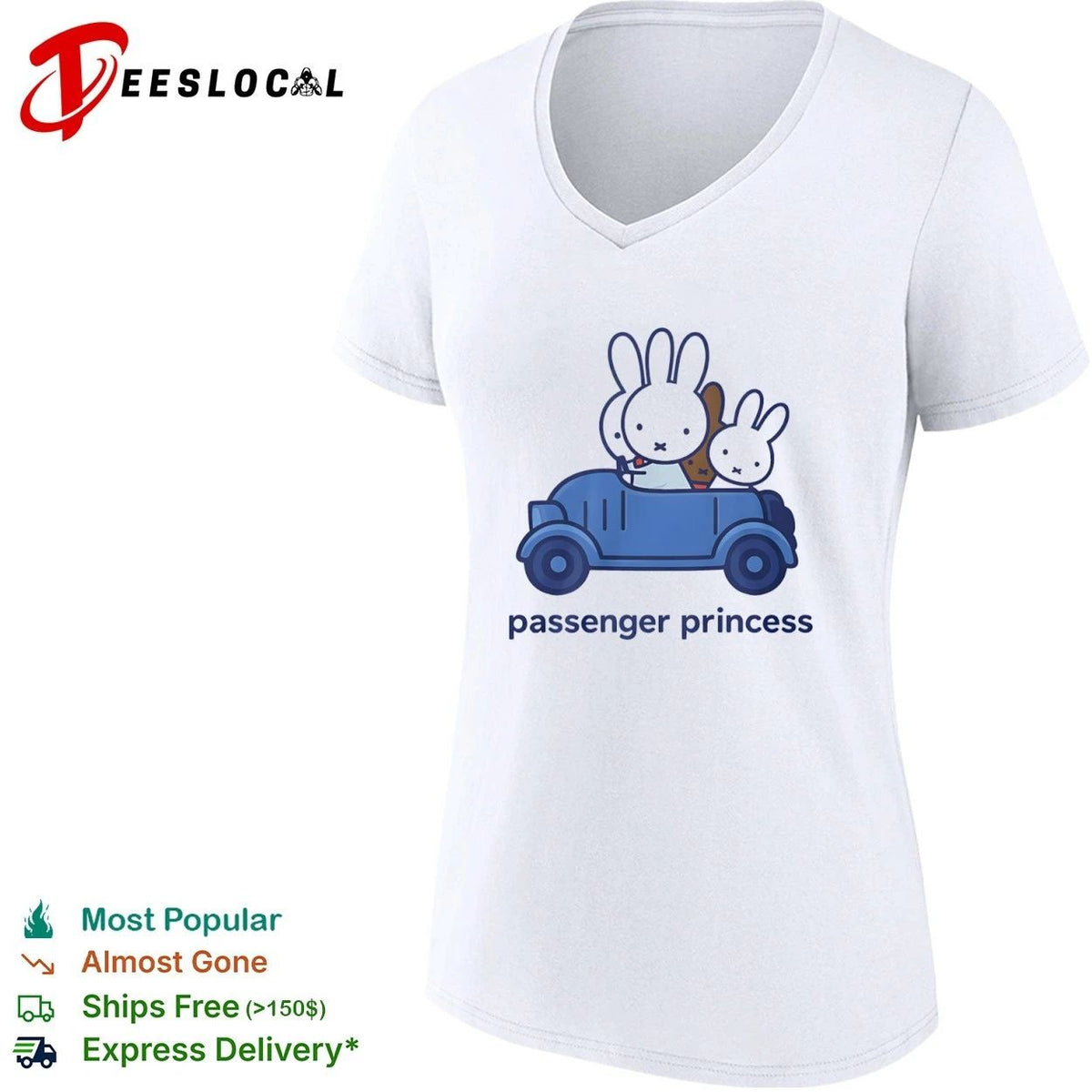 Miffy Passenger Princess Bunny Cute Rabbit Unisex