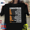 70 Year Old Texting Code Shirt