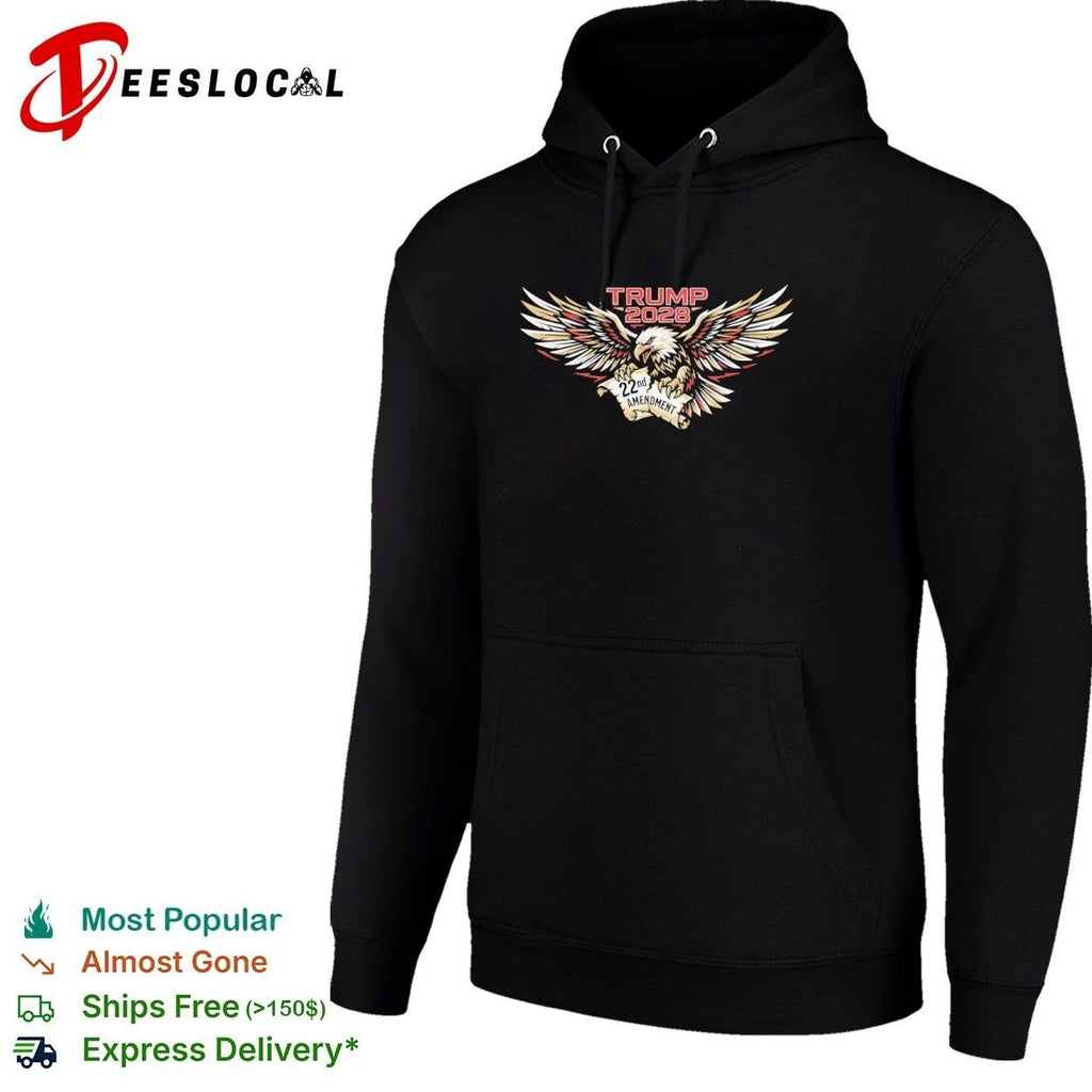 Trump 2028 22nd Amendment Eagle US Constitution Unisex
