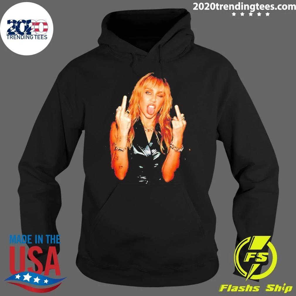 Miley N1 Middle Finger 2026 Graphic Shirt
