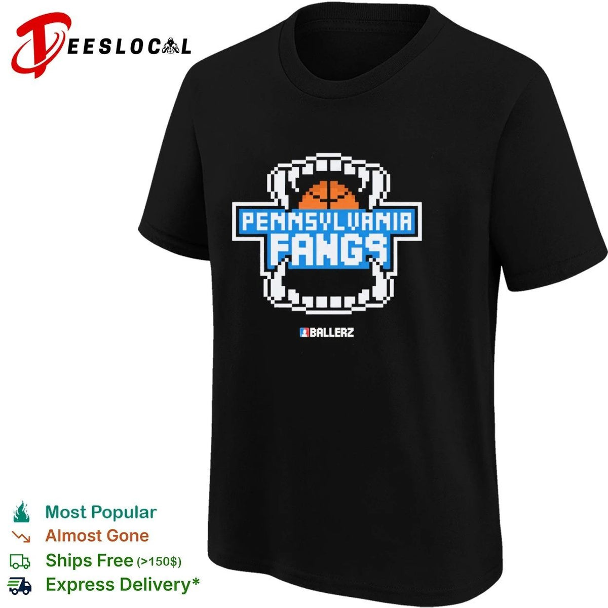 Pennsylvania Fangs Ballerz basketball Unisex